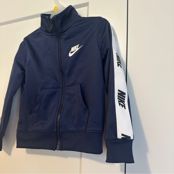 Nike Toddler Matching Sweatsuit Set in Navy and White Size 2T - Picture 4 of 14